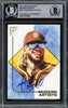 Fernando Tatis Jr. Autographed 2021 Topps Gallery Modern Artists Card #MA-1 San Diego Padres Beckett BAS #15782282