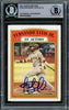 Fernando Tatis Jr. Autographed 2021 Topps Heritage Card #138 San Diego Padres Beckett BAS #15782362