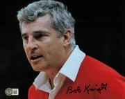 Bobby Knight Autographed 8x10 Photo Indiana Hoosiers Beckett BAS QR #BD75607