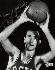 Bob Cousy Autographed 8x10 Photo Boston Celtics "Thanks For Your Wishes" Beckett BAS QR #BJ14913