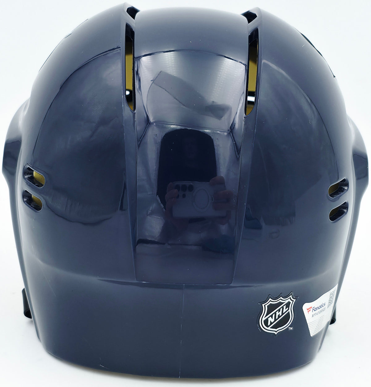 Morgan Geekie Autographed Seattle Kraken Blue Speed Mini Helmet Fanatics Holo #XP14109503