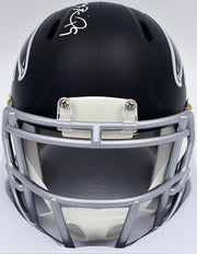Michael Penix Jr. Autographed Atlanta Falcons Black Speed Mini Helmet Beckett BAS Witness #2W906732