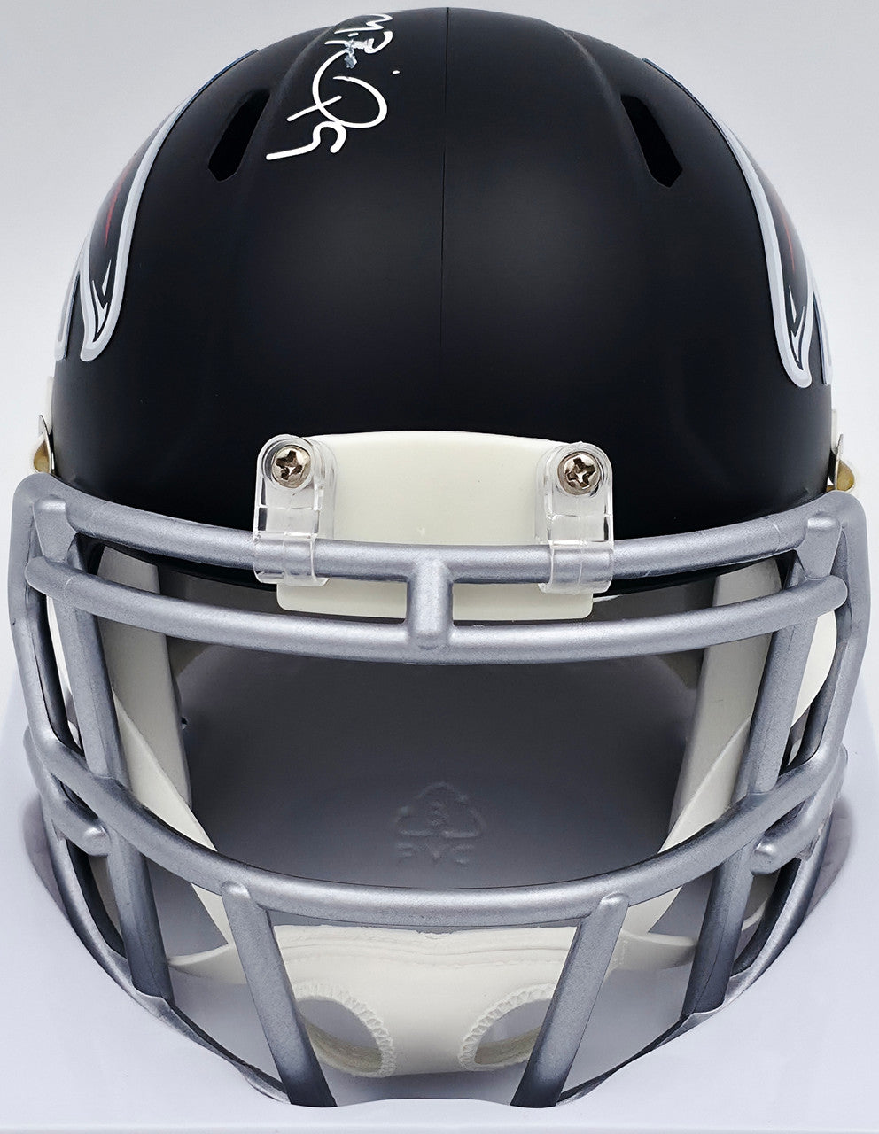Michael Penix Jr. Autographed Atlanta Falcons Black Speed Mini Helmet Beckett BAS Witness #2W906732