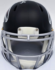 Michael Penix Jr. Autographed Atlanta Falcons Black Speed Mini Helmet Beckett BAS Witness #2W906714