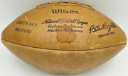 1965 NFL Champion Green Bay Packers Team Autographed Official NFL Leather "The Duke" Football With 49 Signatures Including Vince Lombardi Beckett BAS #AE36395