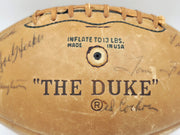 1965 NFL Champion Green Bay Packers Team Autographed Official NFL Leather "The Duke" Football With 49 Signatures Including Vince Lombardi Beckett BAS #AE36395