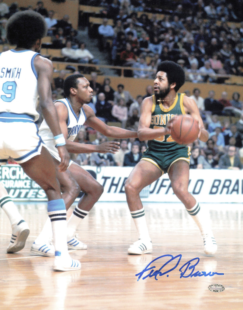 Downtown Freddie Brown Autographed 11x14 Photo Seattle Supersonics MCS Holo #64109
