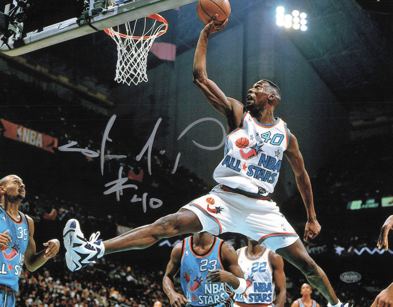 Shawn Kemp Autographed 11x14 Photo Seattle Supersonics MCS Holo #64119