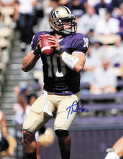 Jake Locker Autographed 11x14 Photo Washington Huskies MCS Holo #64142