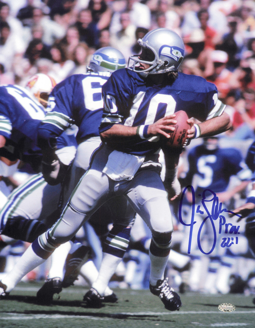 Jim Zorn Autographed 11x14 Photo Seattle Seahawks MCS Holo #64185