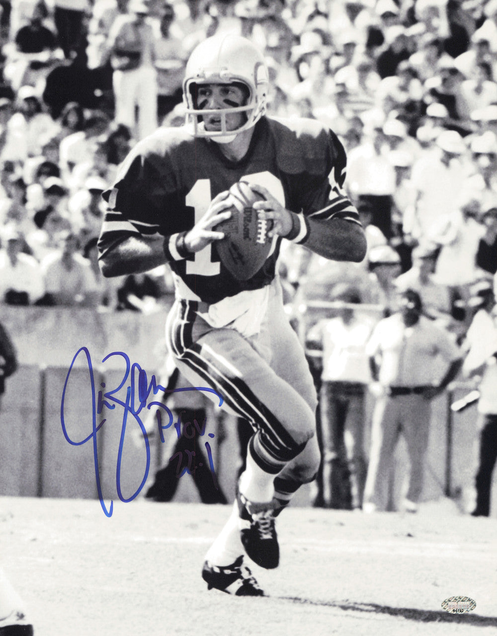 Jim Zorn Autographed 11x14 Photo Seattle Seahawks MCS Holo #64192
