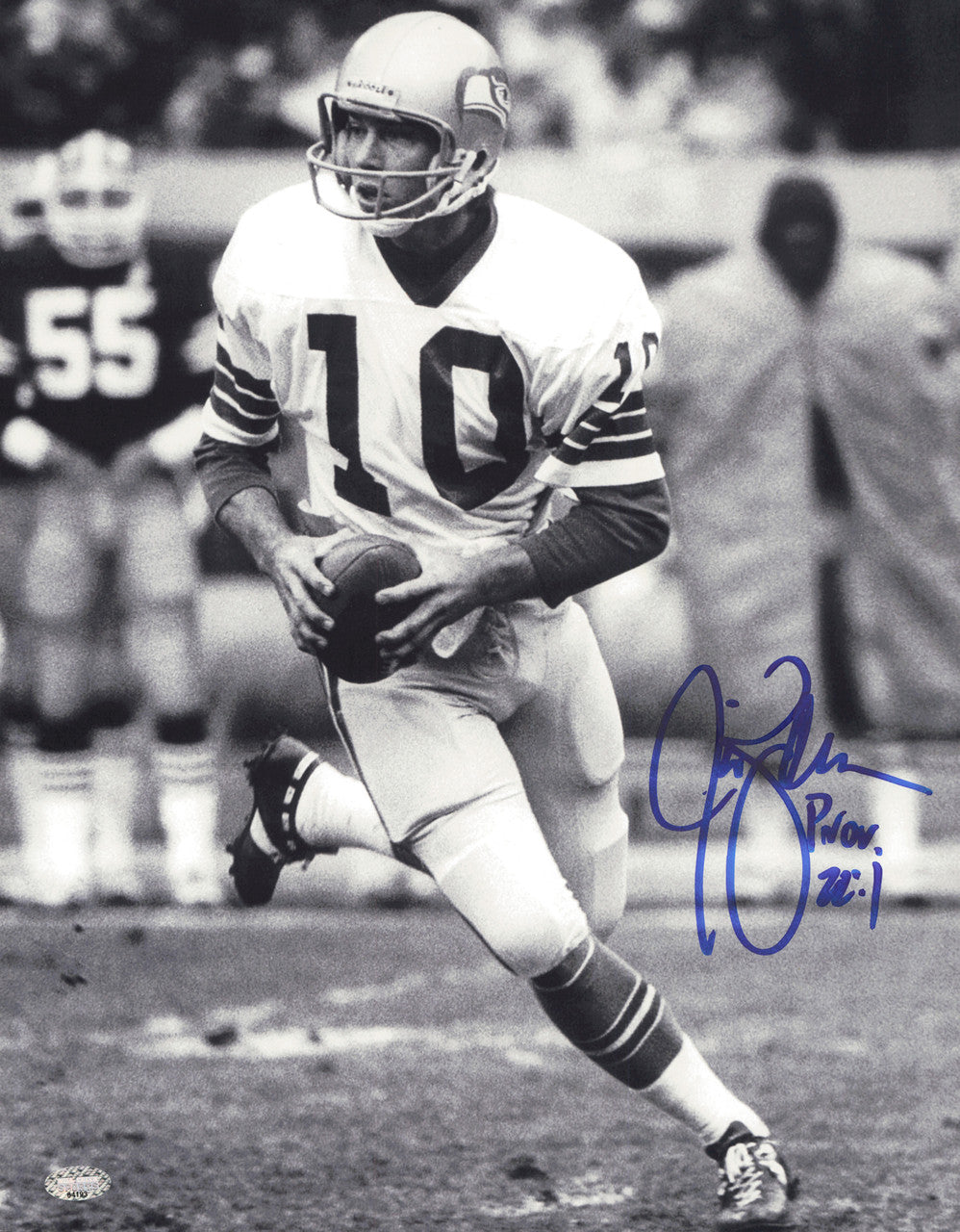 Jim Zorn Autographed 11x14 Photo Seattle Seahawks MCS Holo #64193