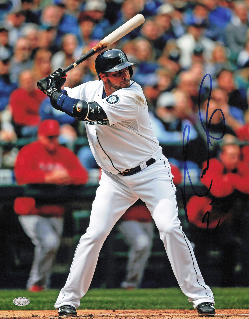 Nelson Cruz Autographed 11x14 Photo Seattle Mariners MCS Holo #64237