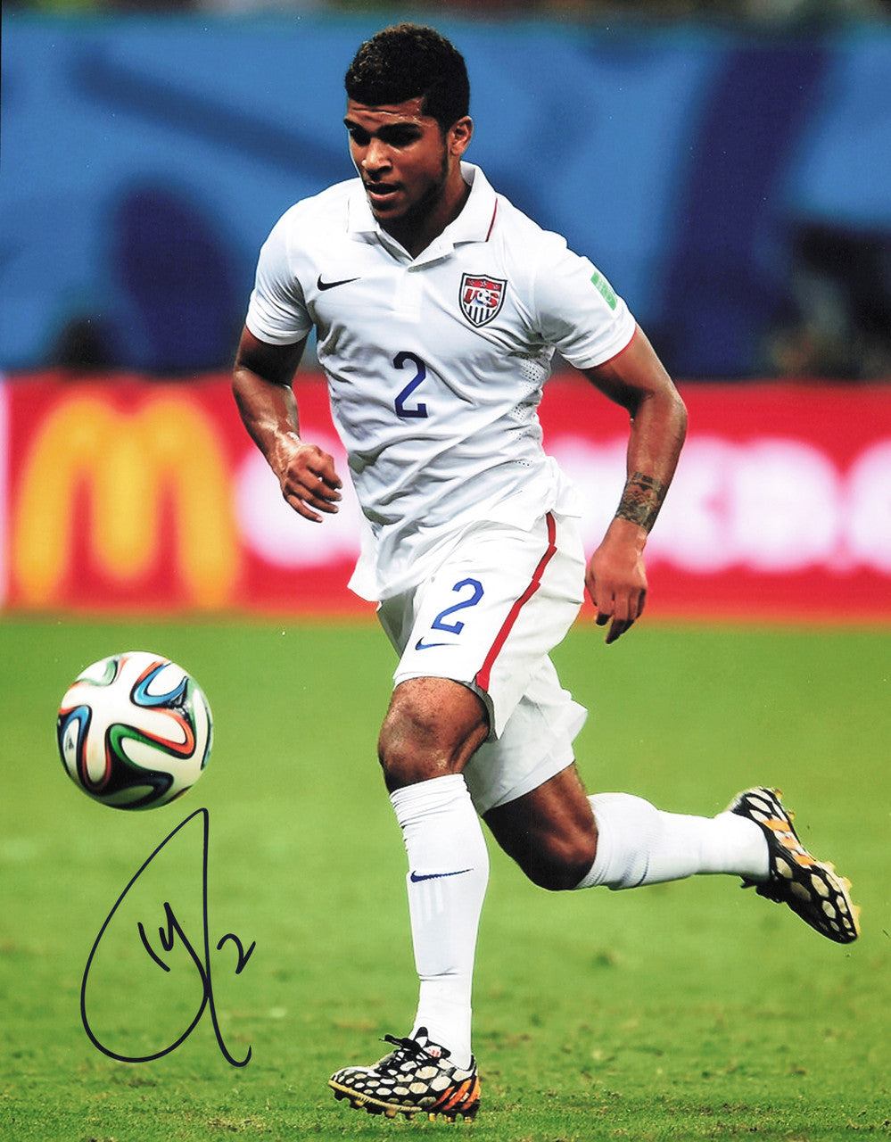 DeAndre Yedlin Autographed 11x14 Photo Seattle Sounders SKU #244004