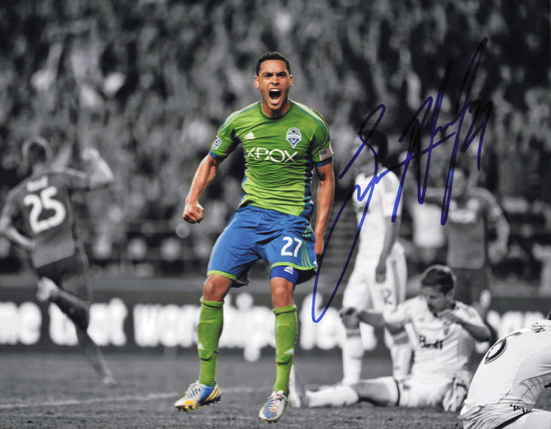 Leonardo Gonzalez Autographed 11x14 Photo Seattle Sounders SKU #244005
