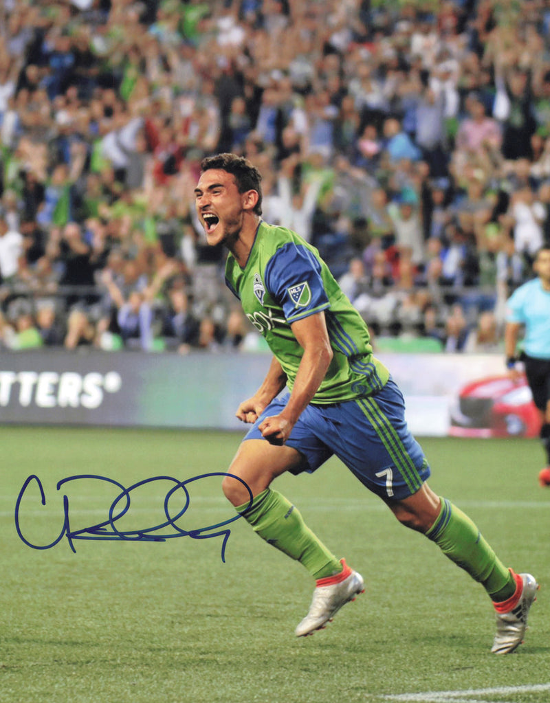 Cristian Roldan Autographed 11x14 Photo Seattle Sounders SKU #244007