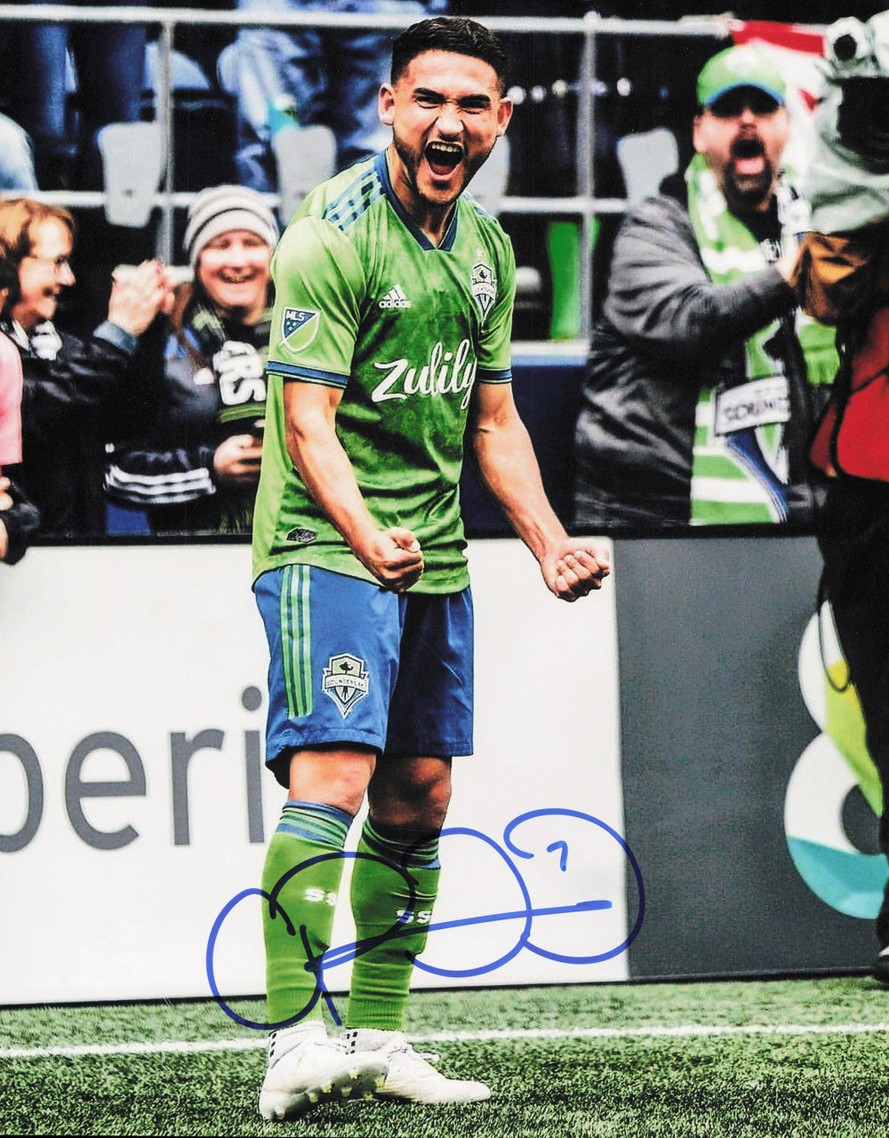 Cristian Roldan Autographed 11x14 Photo Seattle Sounders SKU #244009