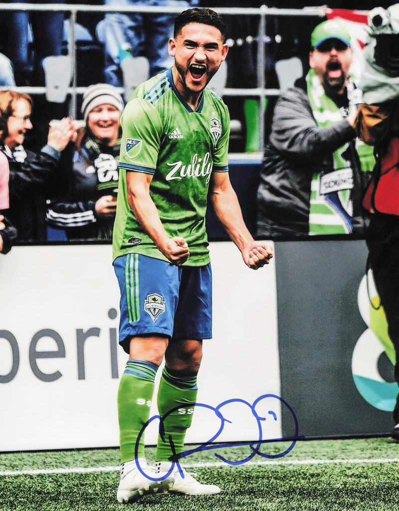 Cristian Roldan Autographed 11x14 Photo Seattle Sounders SKU #244011