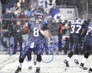 Matt Hasselbeck Autographed 11x14 Photo Seattle Seahawks (Signed Twice) MCS Holo #64105