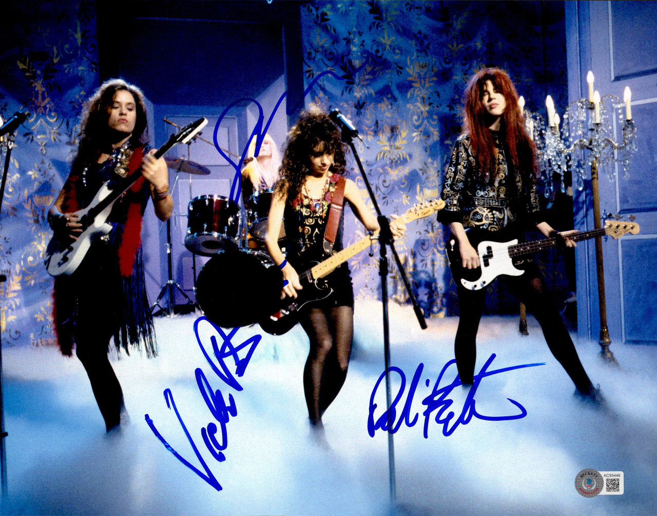The Bangles Autographed 11x14 Photo Band With Susanna Hoffs Beckett BAS #AC95446