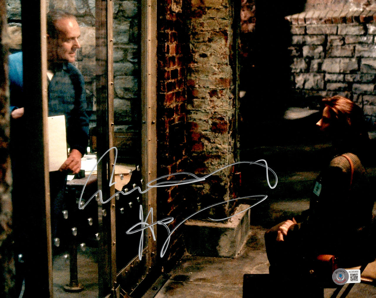 Anthony Hopkins Autographed 11x14 Photo Silence of the Lambs Beckett BAS #AC95469