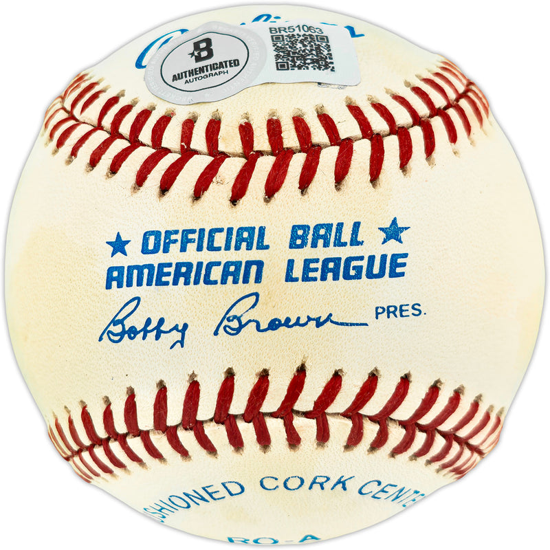 Billy Joel Autographed Official AL Baseball Beckett BAS QR #BR51063