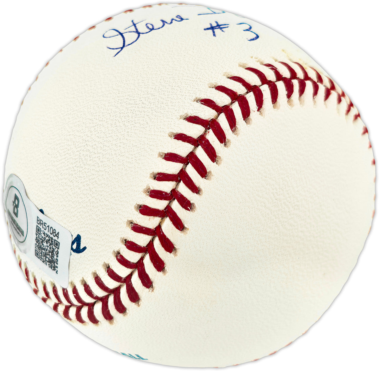 Steve Dillard Autographed Official MLB Baseball Boston Red Sox Beckett BAS QR #BR51084