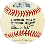 Kevin Mitchell Autographed Official NL Baseball San Francisco Giants, New York Mets Beckett BAS QR #BR51119