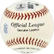 Dyar Miller Autographed Official League Baseball California Angels "1977-79 California Angels" Beckett BAS QR #BR51164