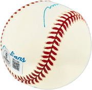Jim Spencer Autographed Official AL Baseball New York Yankees Beckett BAS QR #BR51180