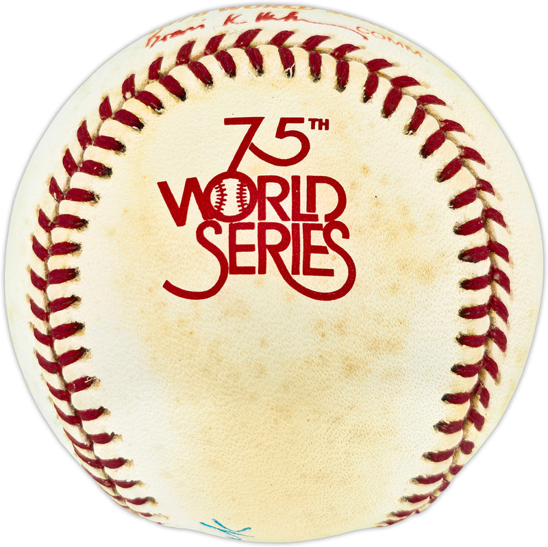 Mickey Rivers Autographed Official 1978 World Series Logo Baseball New York Yankees "The Quick" Beckett BAS QR #BR51271