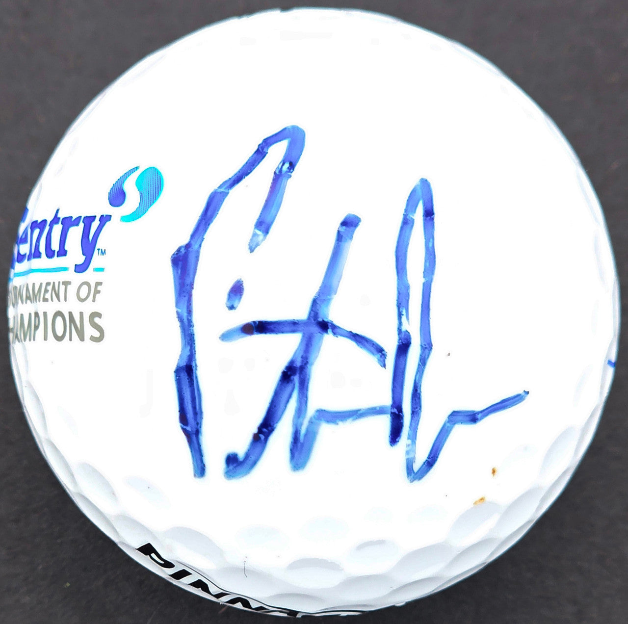 Patrick Reed Autographed Pinnacle Sentry Golf Ball Beckett BAS #AE16643