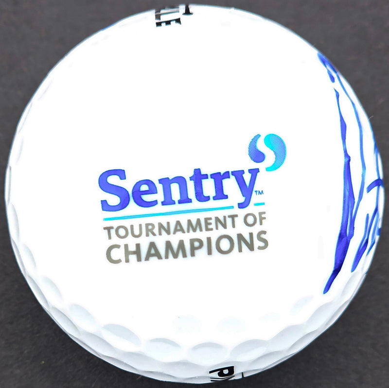 Patrick Reed Autographed Pinnacle Sentry Golf Ball Beckett BAS #AE16644