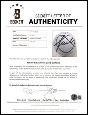 Xander Schauffele Autographed Pinnacle Sentry Golf Ball Beckett BAS #AE16635