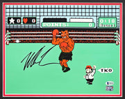 Mike Tyson Autographed Framed 11x14 Photo Nintendo Punch-Out!! Beckett BAS Stock #215844
