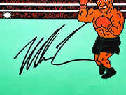 Mike Tyson Autographed Framed 11x14 Photo Nintendo Punch-Out!! Beckett BAS Stock #215844