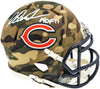 Richard Dent Autographed Chicago Bears Camo Speed Mini Helmet "HOF 11" Beckett BAS Witness Stock #230261