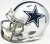 Dez Bryant Autographed Dallas Cowboys Silver Speed Mini Helmet Beckett BAS Witness Stock #230224