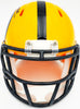 Terry Bradshaw Autographed Pittsburgh Steelers Yellow Speed Mini Helmet Beckett BAS Witness Stock #230229