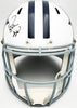 Dez Bryant Autographed Dallas Cowboys White Throwback Full Size Speed Replica Helmet Beckett BAS Witness Stock #230226