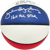 Julius "Dr. J" Erving Autographed Official ABA Logo Red, White & Blue Basketball New Jersey Nets "16x All Star" Beckett BAS Witness Stock #230290