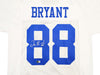 Dallas Cowboys Dez Bryant Autographed White Jersey Beckett BAS Witness Stock #230220