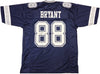 Dallas Cowboys Dez Bryant Autographed Navy Jersey Beckett BAS Witness Stock #230219