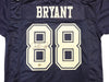 Dallas Cowboys Dez Bryant Autographed Navy Jersey Beckett BAS Witness Stock #230219