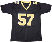 New Orleans Saints Rickey Jackson Autographed Black Jersey "HOF 2010" Beckett BAS QR Stock #230189