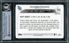Wander Franco Autographed 2022 Topps Update Rookie Card #US42 Tampa Bay Rays Beckett BAS #15500199