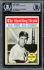 Ted Williams Autographed 1976 Topps Card #347 Boston Red Sox Beckett BAS #15500913