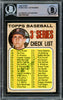 Carl Yastrzemski Autographed 1968 Topps Card #192 Boston Red Sox Vintage Signature Beckett BAS #15501000