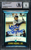 Ichiro Suzuki Autographed 2001 Bowman Chrome Refractor Japanese Rookie Card #351 Seattle Mariners Auto Grade Gem Mint 10 "01 ROY/MVP" Beckett BAS #15682135