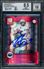 Drew Brees Autographed 2001 Donruss Elite Aspirations Rookie Card #102 San Diego Chargers BGS 8.5 Auto Grade Gem Mint 10 #77/85 Beckett BAS #15681813